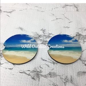 Beach Theme Car Coasters Set of 2